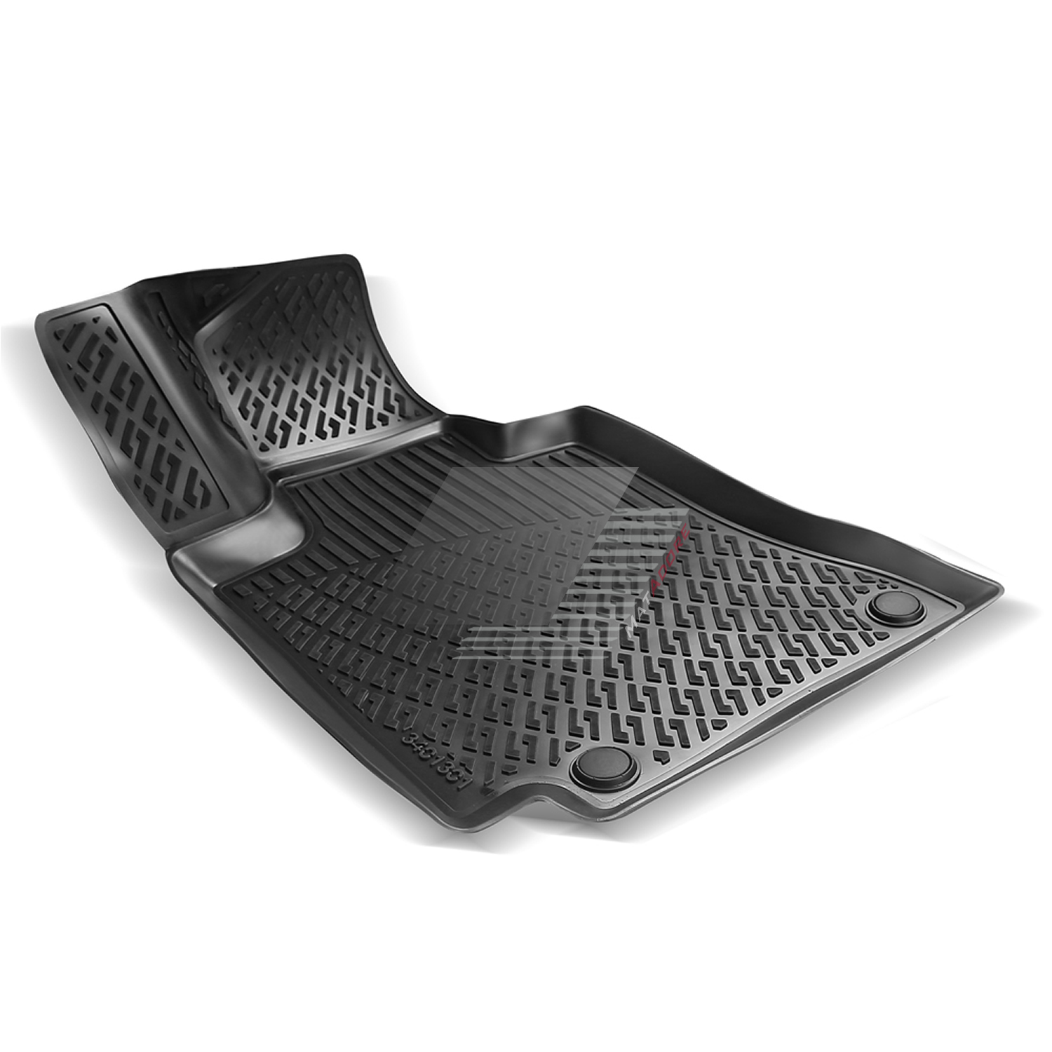 VW Amarok 3D TPE Rubber Floor Mats 2010-2022