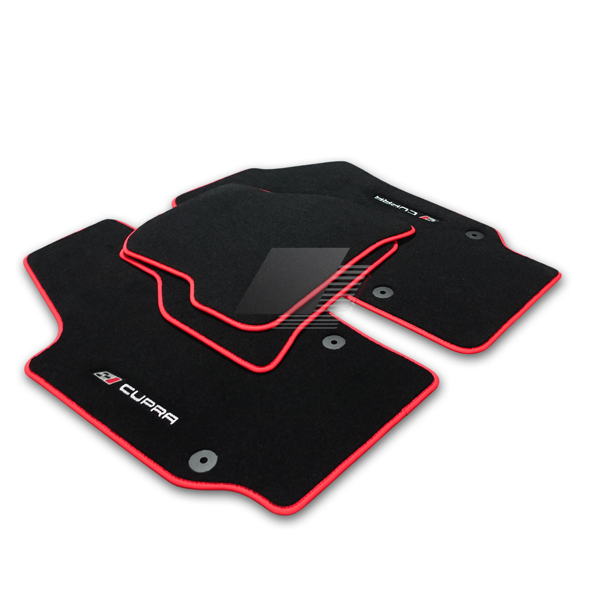 Seat Ibiza 6F Sport Edition Car Mats 2017 Onwards #Cupra Flag