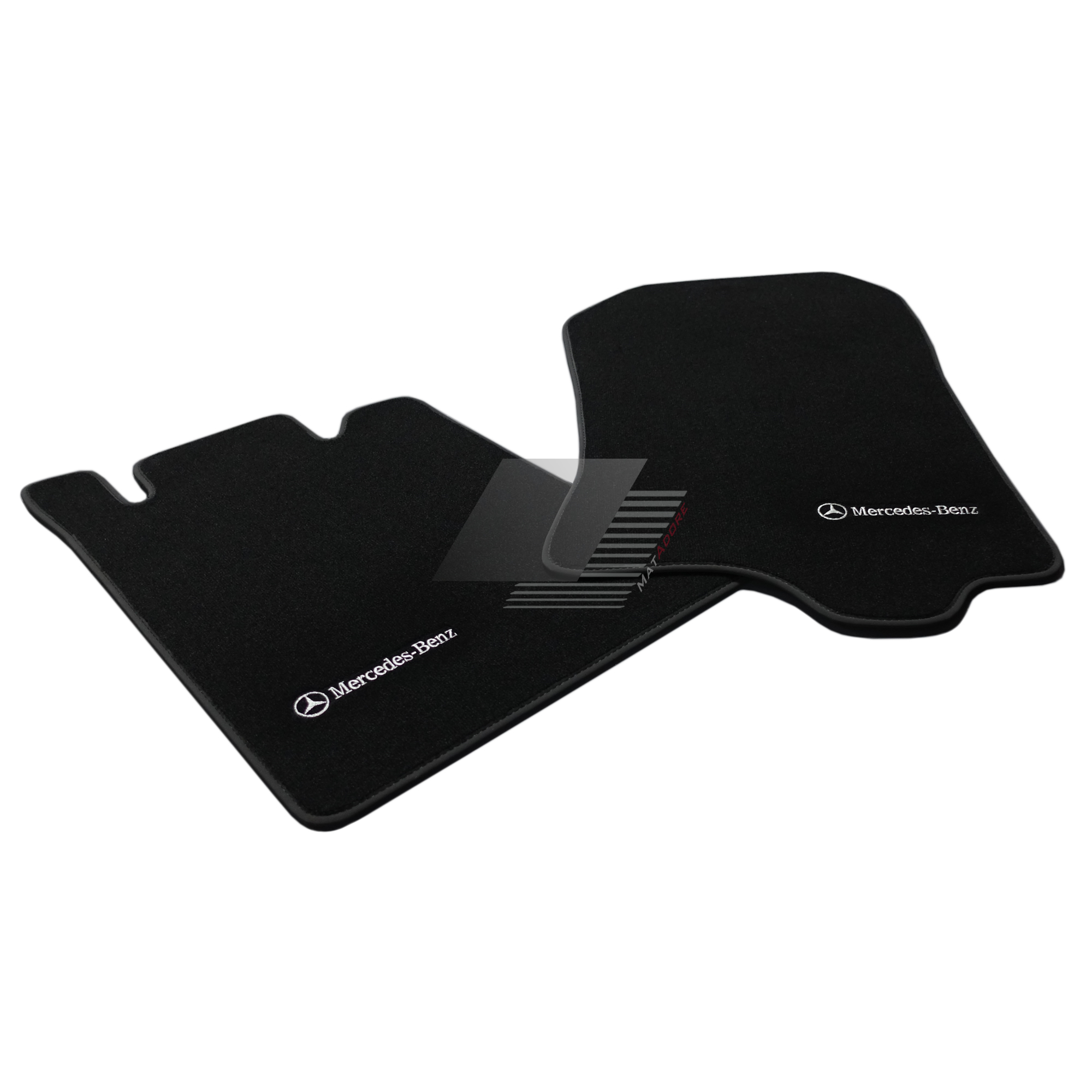 Mercedes SL R107 Sport Edition Car Mats 1971-1989 *2 Pcs #Mercedes