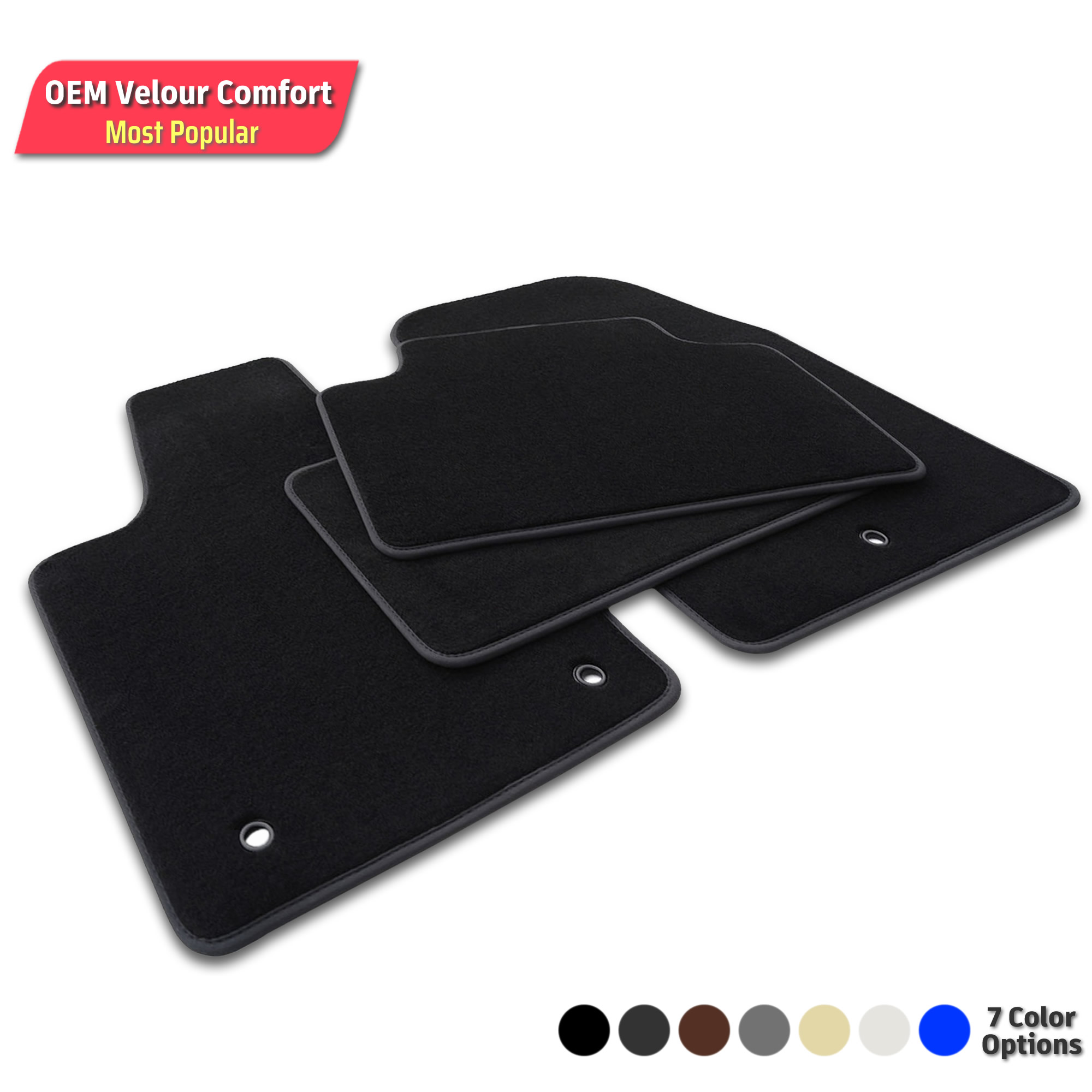 Ford Focus 3 Sedan-Hatchback Premium Velour Car Mats 2011-2014