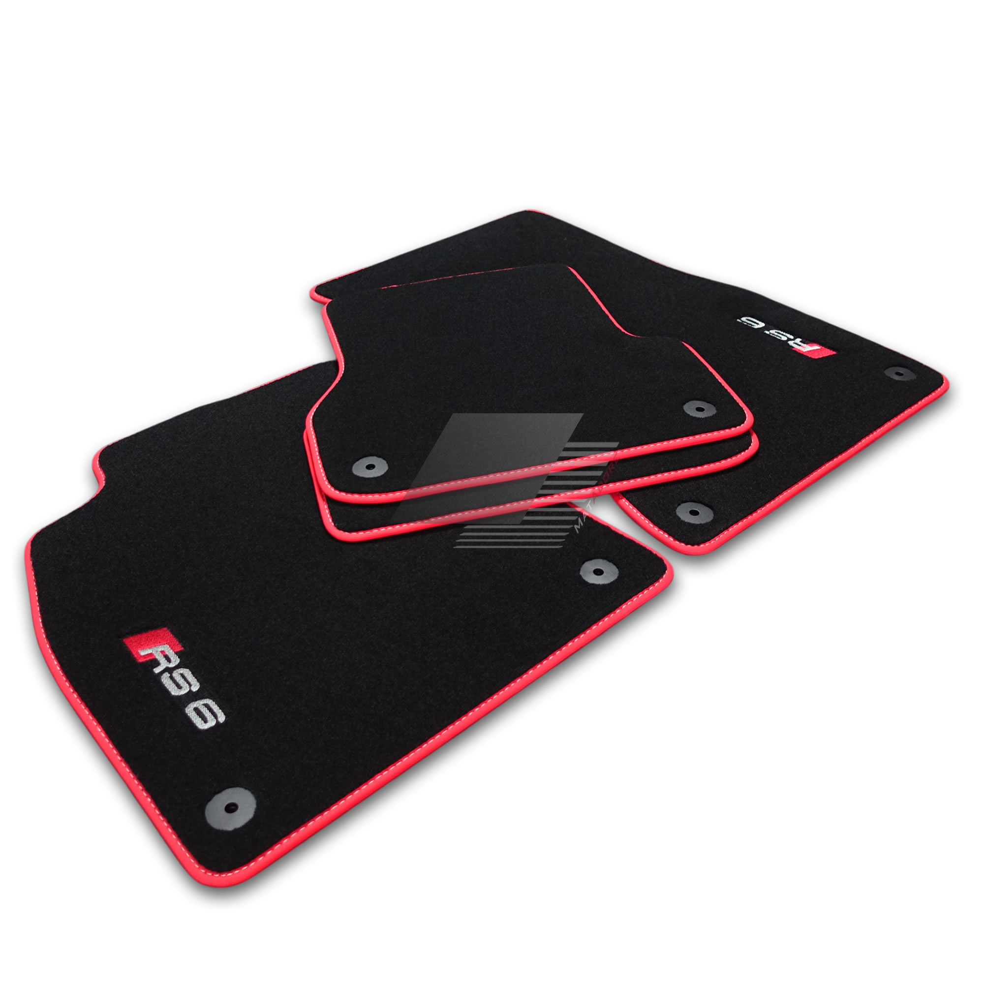 Audi A6 C6 Carpet Floor Mats 2004-2011 *RHD #RS6 Side